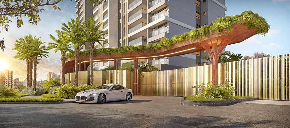 Perspectiva ilustrada do embasamento